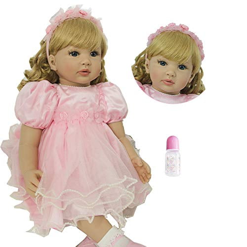 Soft Silicone Reborn Baby Dolls Real Life Cute Princess Girl Reborn Toddler 24/"